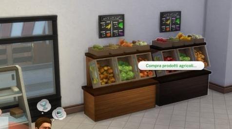 模拟人生4MOD 可以随意购买蔬菜水果等食物的杂货摊！！