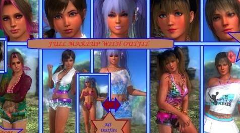 死或生5MOD Makeup Pack 8 (DESTRUCTIBLE)