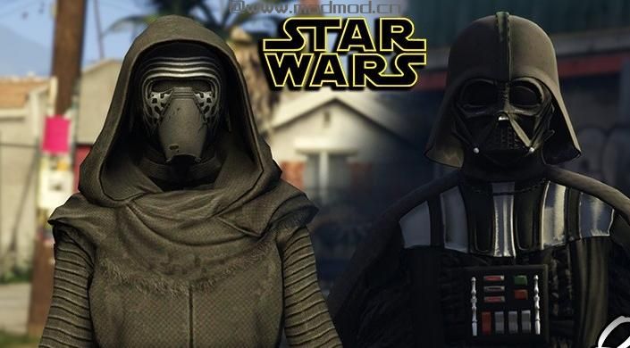 侠盗猎车手5MOD Kylo Ren和Darth Vader