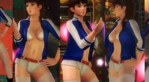 死或生5MOD Leifang blue jacket hotpants