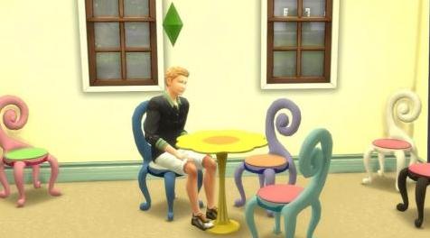 模拟人生4MOD 分享一款造型怪异的凳子！