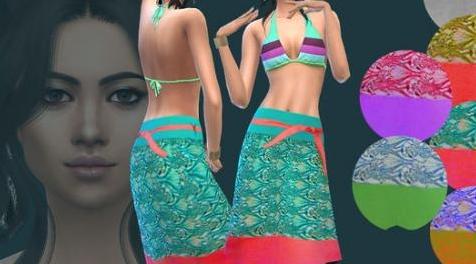 模拟人生4MOD RockSabrinaS4Magic 女性衣服