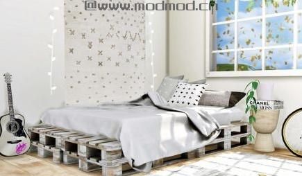 模拟人生4MOD tupid Pallet Bed