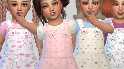 模拟人生4MOD Toddler Dress Collection Melinda 童装