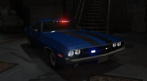 侠盗猎车手5MOD 1970 dodge challenger unmarked non els老爷车