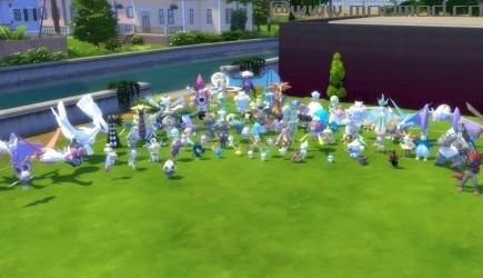 模拟人生4MOD 宠物小精灵套