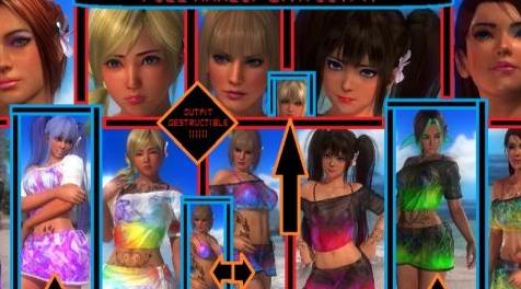 死或生5MOD Makeup Pack 9 Special (DESTRUCTIBLE)