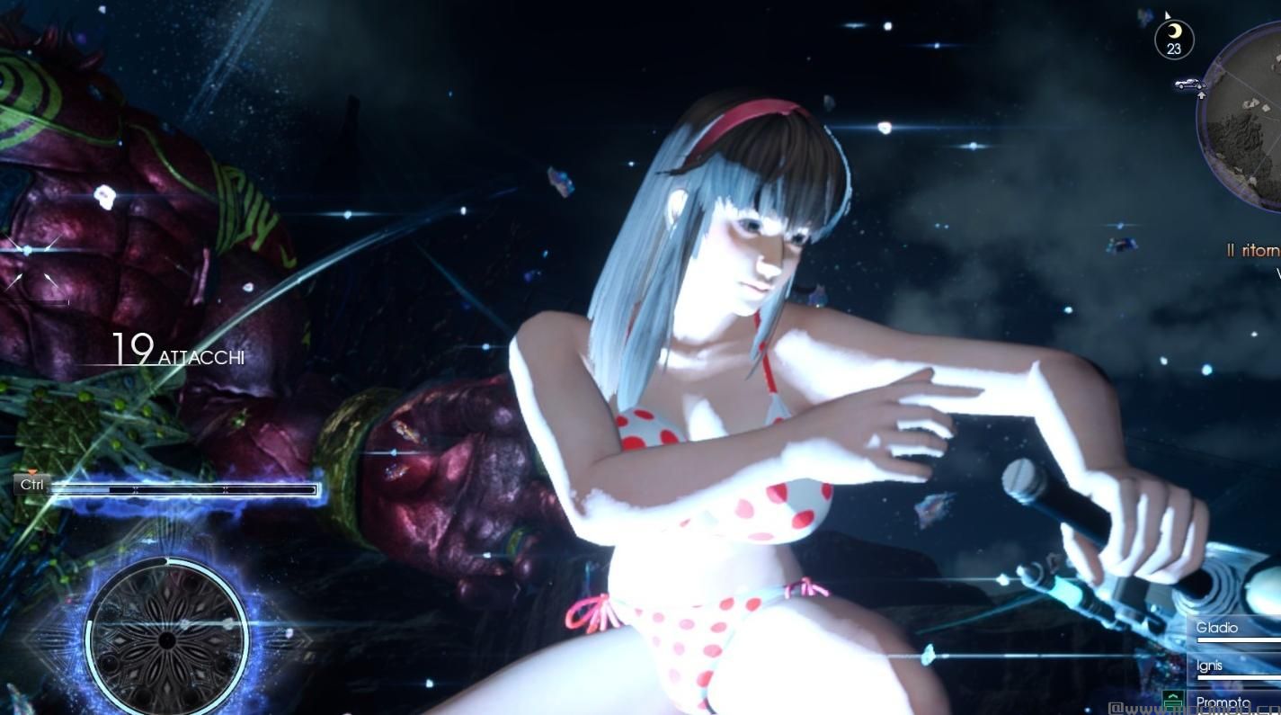 最终幻想15MOD Hitomi Red Polkadot Swimsuit