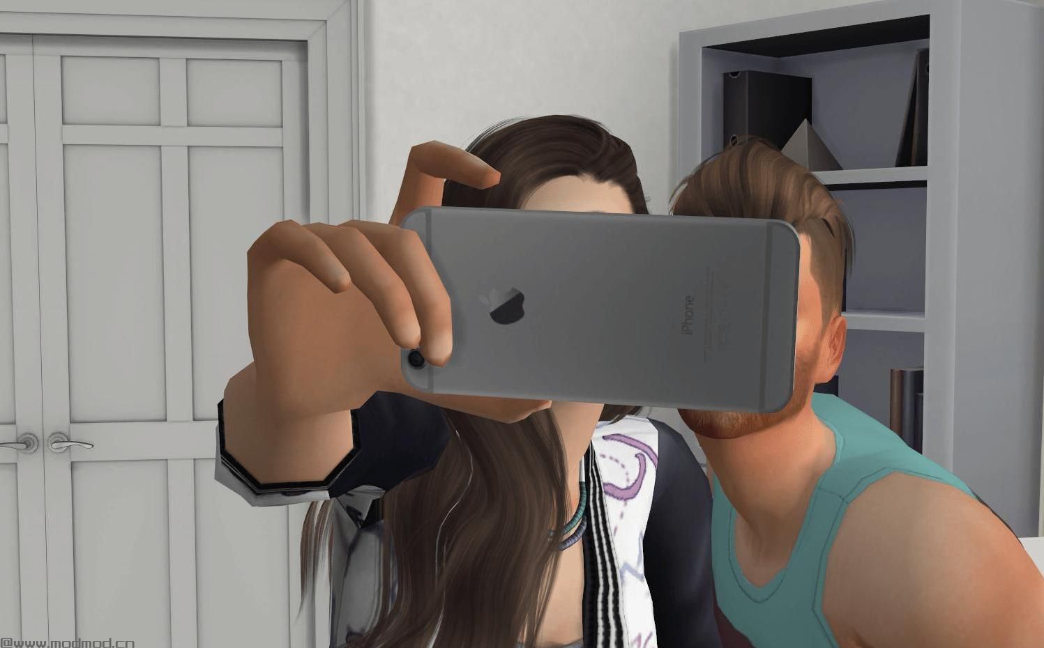 模拟人生4MOD 这大过年的，还不快给你的小人换一台iPhone 6