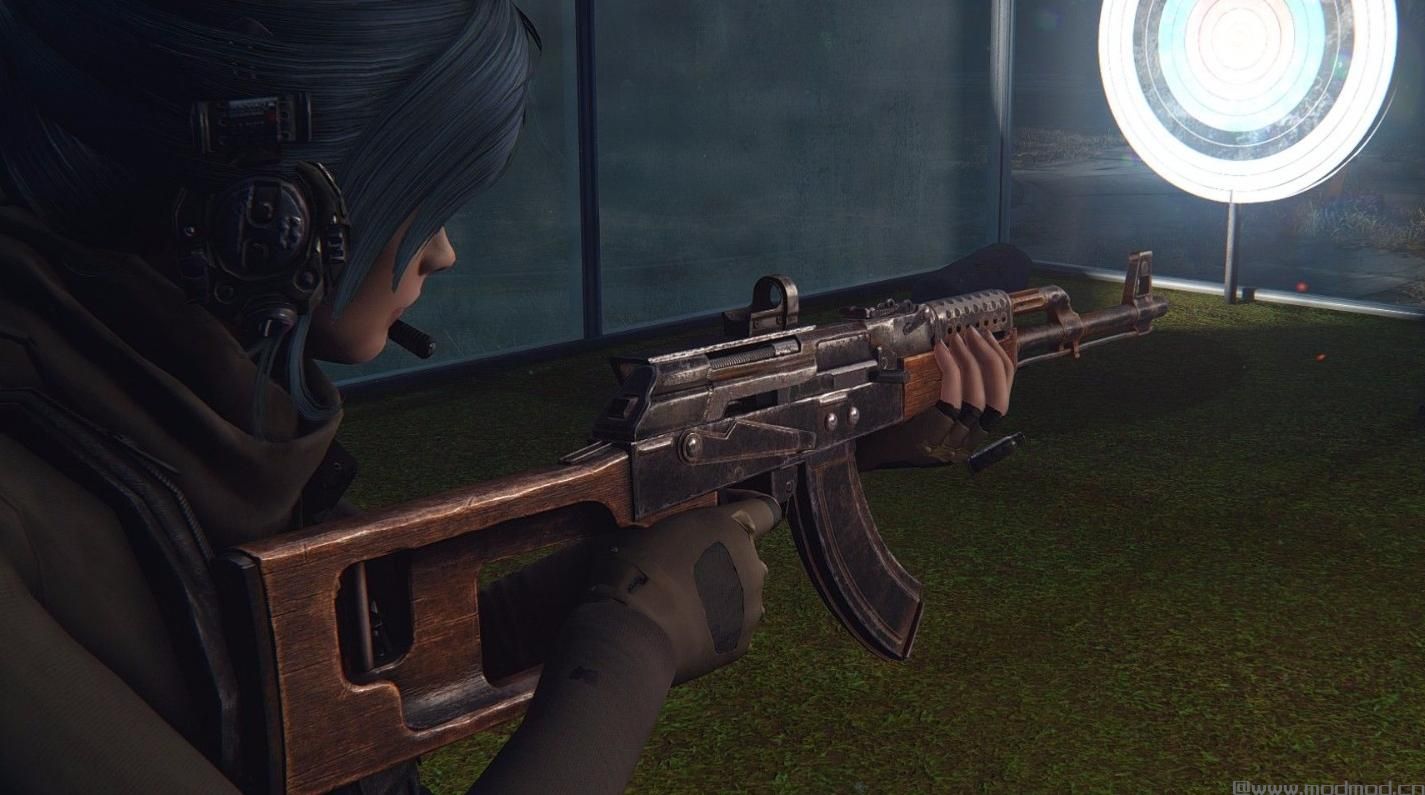 辐射4MOD 土制步枪右侧拉栓Right-handed Nukaworld AK Replacer