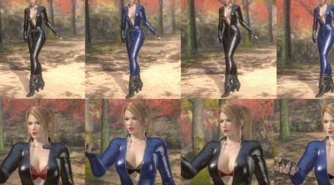 死或生5MOD  SARAH leathersuit longsleeves UPDATED complete