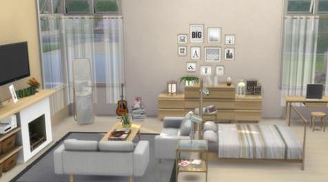 模拟人生4MOD kardofe_Tribeca Bedroom 成人卧室