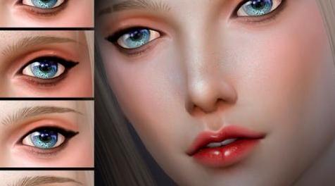 模拟人生4MOD Bobur 2D Eyelash 02-睫毛02