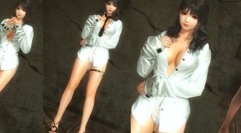 死或生5MOD NAOTORA SHIRTS DRESS