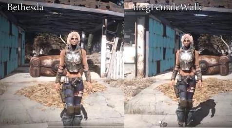 辐射4MOD mcgFemaleWalk 女性动作