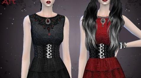 模拟人生4MOD Zuckerschnute20 GothChic IV-哥特时尚4