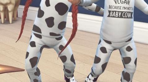 模拟人生4MOD Moo Pajama Set - Toddler 童装
