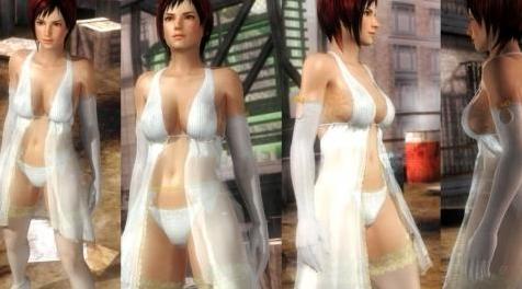 死或生5MOD Mila white mantle lace