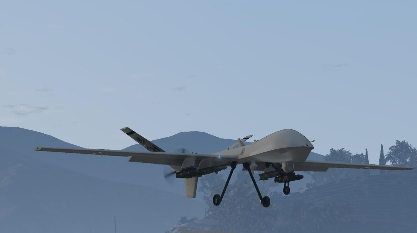 侠盗猎车手5MOD MQ-9收割机无人机