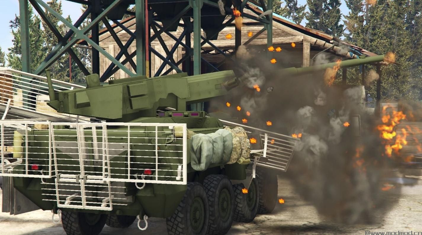 侠盗猎车手5MOD M1128 Stryker移动火炮系统