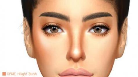 模拟人生4MOD GPME Hilight Blush 女士腮红