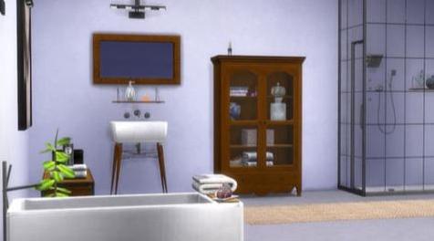 模拟人生4MOD  Loft Bathroom-卫生间饰品