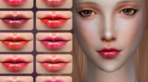 模拟人生4MOD 性感女士水嫩诱人唇彩