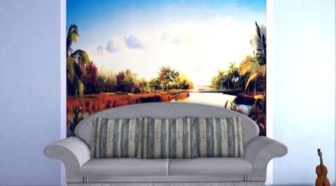 模拟人生4MOD 淡雅出品----【自制--壁纸】秋水