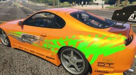 侠盗猎车手5MOD Brian’s TOYOTA SUPRA 1994款超跑