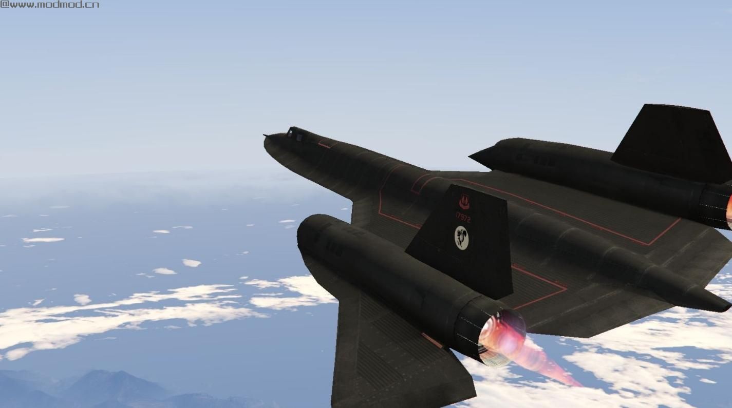 侠盗猎车手5MOD SR-71A黑鸟（世界上最快的喷气式飞机）