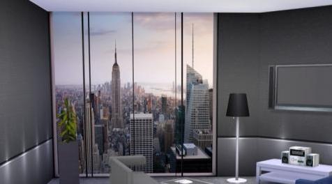 模拟人生4MOD 城市外景壁纸