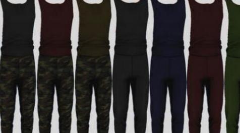 模拟人生4MOD  TeaWurstJumpsuit 男士背心套装