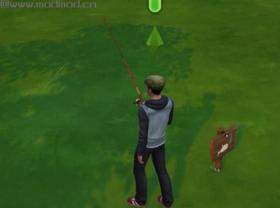 模拟人生4MOD 可购买的钓鱼点