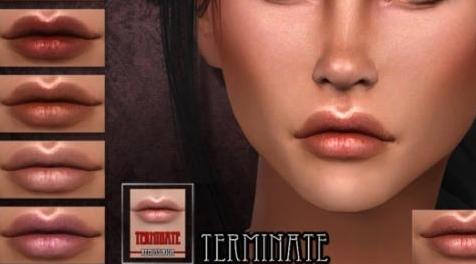 模拟人生4MOD Terminate Lipstick 唇彩