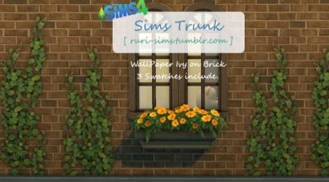 模拟人生4MOD 爬墙虎壁纸