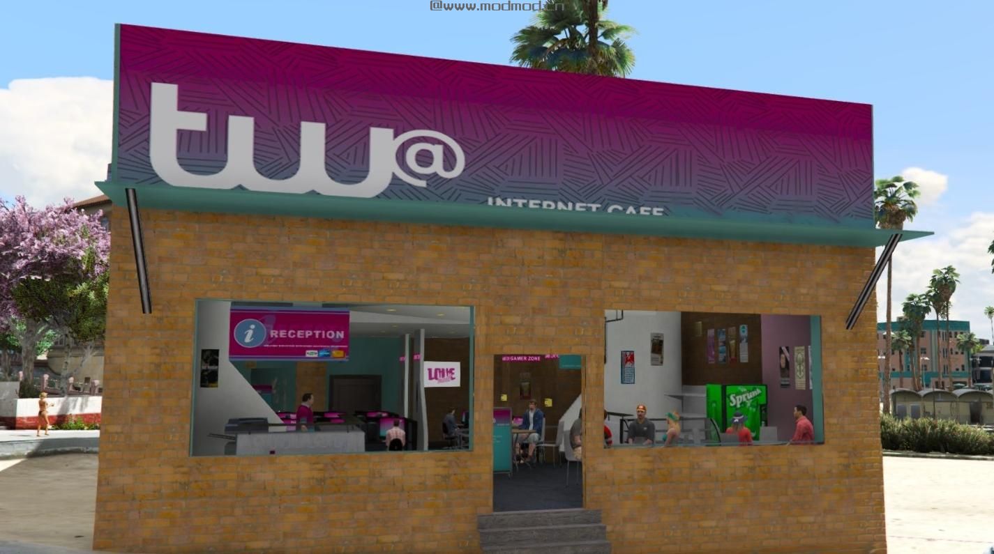 侠盗猎车手5MOD Tw @ Internet Cafe