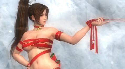 死或生5MOD Mai Xmas ribbons costume