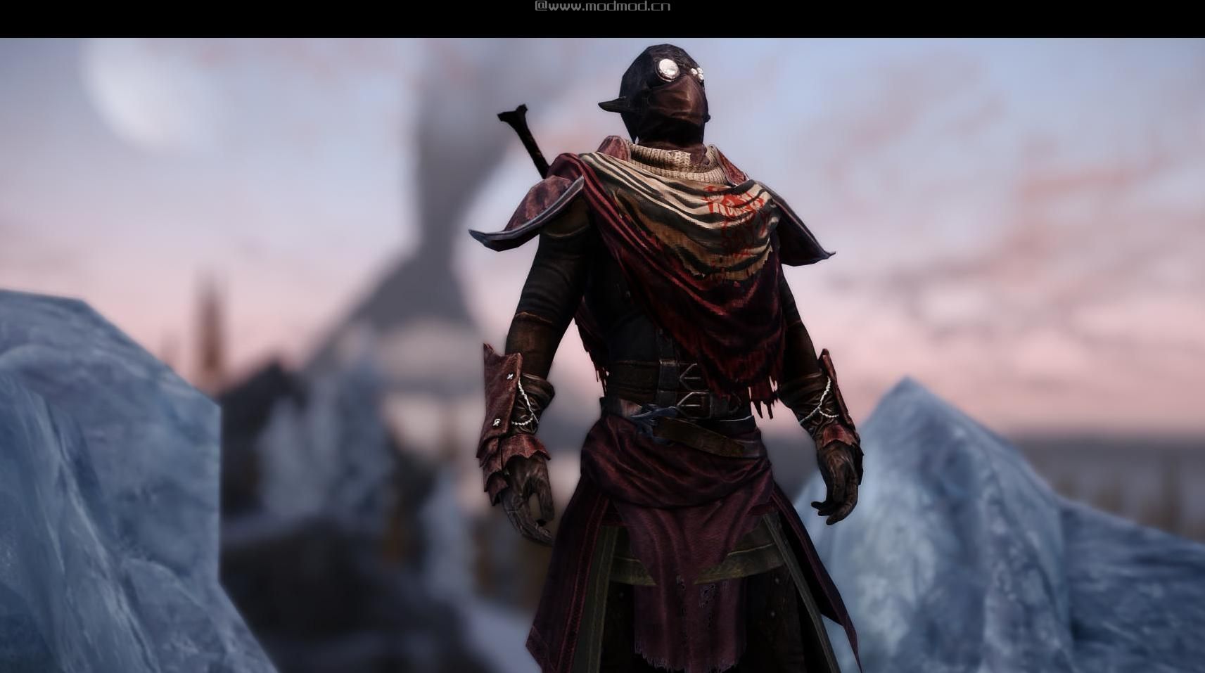 上古卷轴5：重置版MOD 经典Morrowind Morag Tong盔甲替换SSE