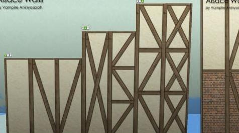 模拟人生4MOD Alsace Walls