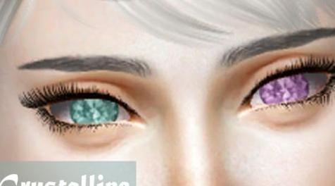 模拟人生4MOD Crystalline Heterochromia eye 眼睛