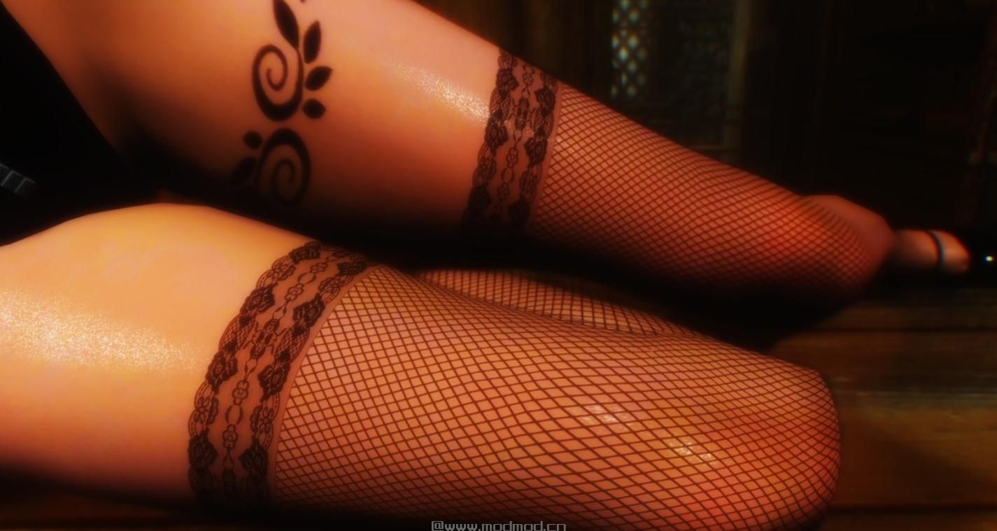 上古卷轴5：天际MOD Elewin Pumps 2 - High Heels and Stockings for UNP
