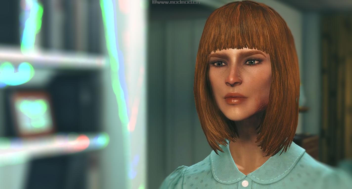 辐射4MOD  552-年轻的面部材质&mdash;&mdash;Young Female Face Texture