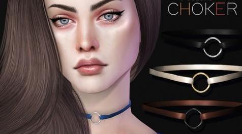 模拟人生4MOD  Badgirl Choker 项链
