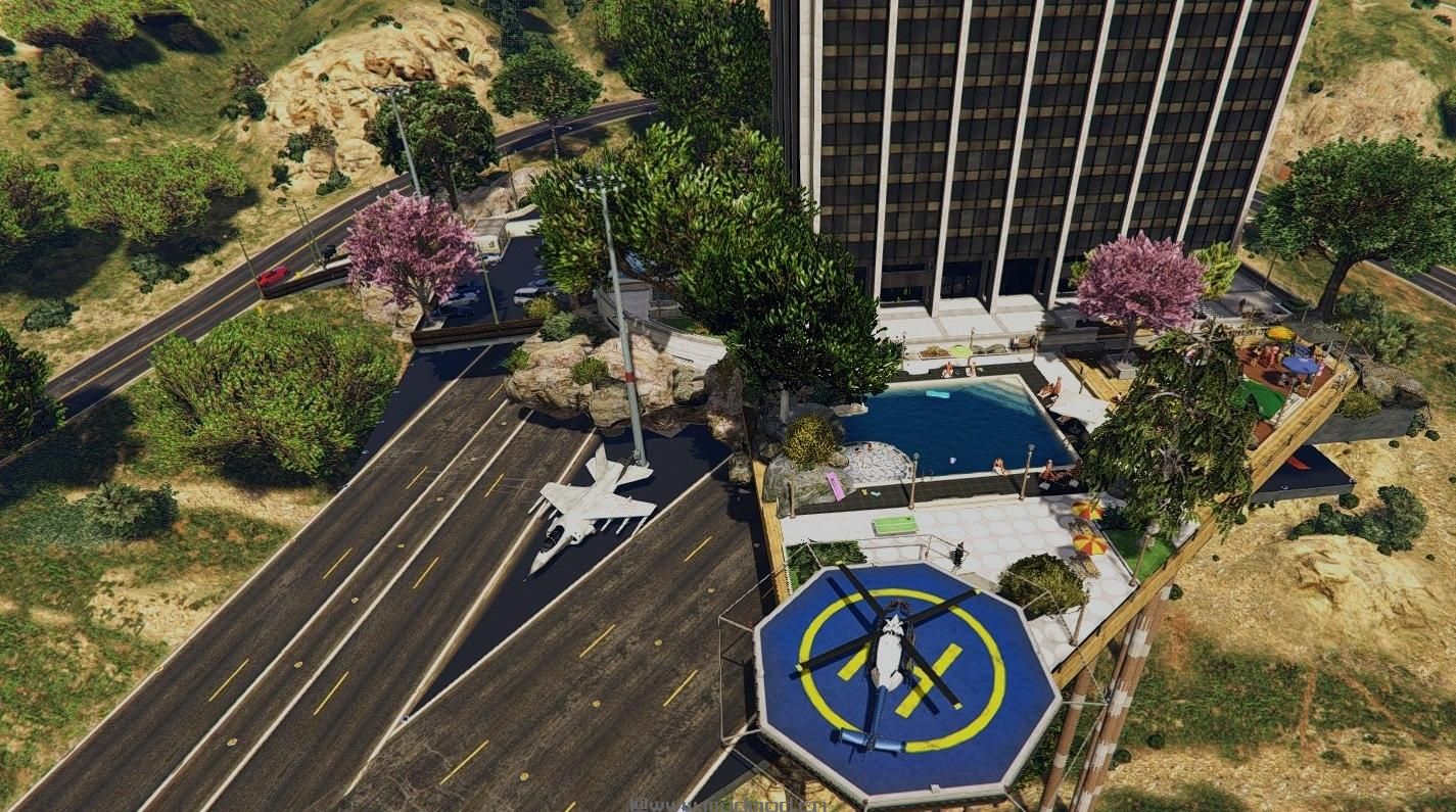 侠盗猎车手5MOD 豪华的Vinewood Tower（Tony Stark灵感）