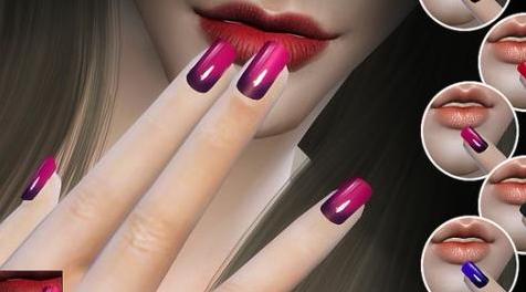 模拟人生4MOD S-Club ts4 WM Nails 201702-指甲