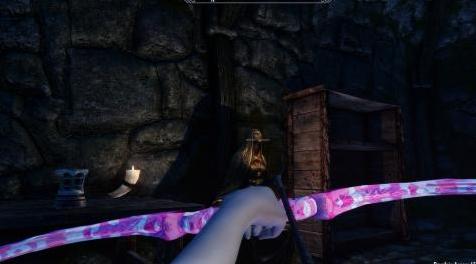 上古卷轴5：重置版MOD 粉红色的Daedric 弓