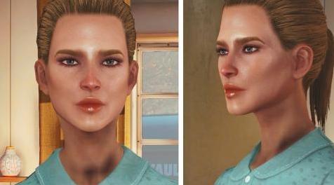 辐射4MOD  552-年轻的面部材质&mdash;&mdash;Young Female Face Texture