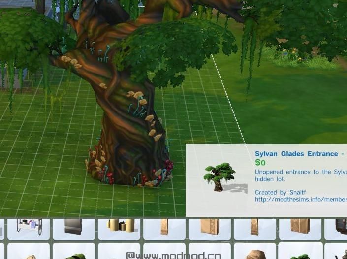 模拟人生4MOD 把直通隐藏地图的入口买回家！安在自家后家园！！不用升技能答问题解锁了