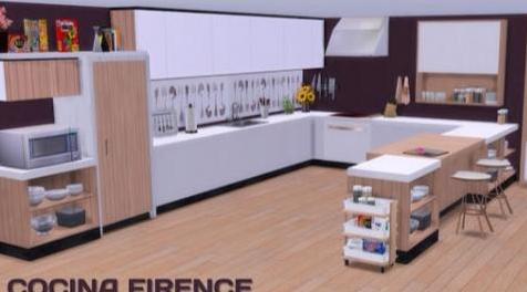 模拟人生4MOD CocinaFirence-厨房套装