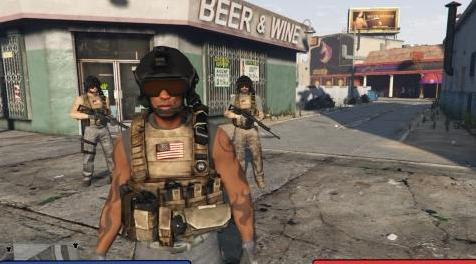 侠盗猎车手5MOD 新的黑色行动Ped
